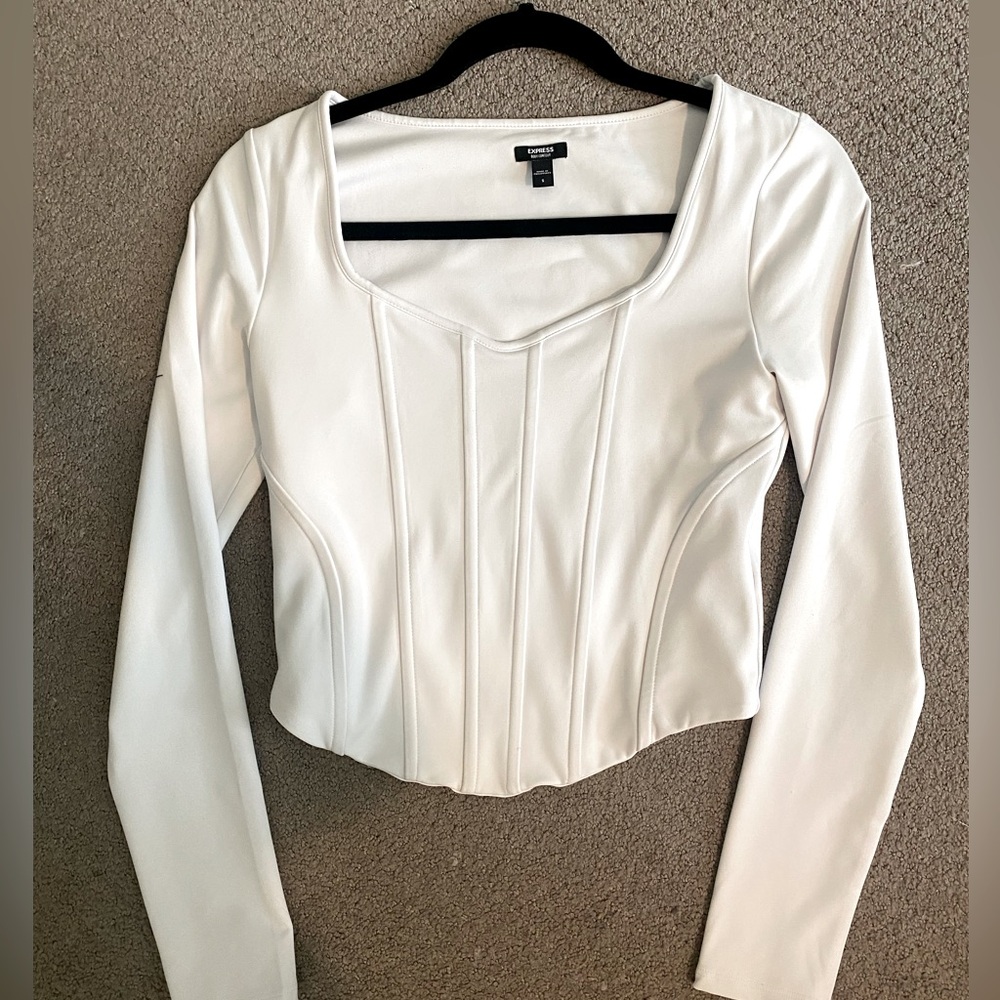 Express body contour corset long sleeve